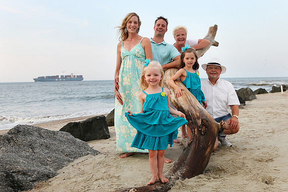 Tybee Island GA family portrait