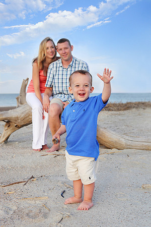 Tybee Island GA family portrait